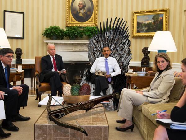 Obama Iron Throne